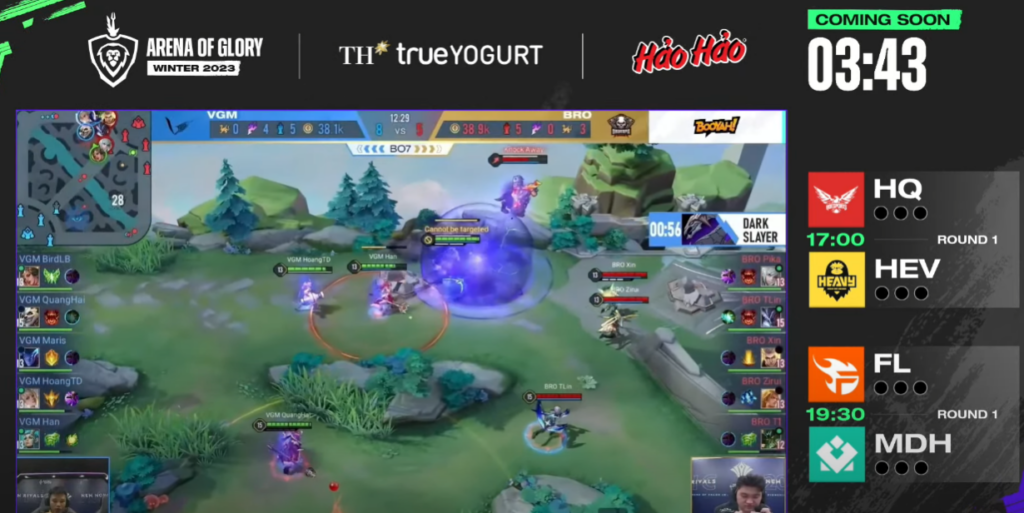 Lịch thi đấu ĐTDV mùa Đông 2023